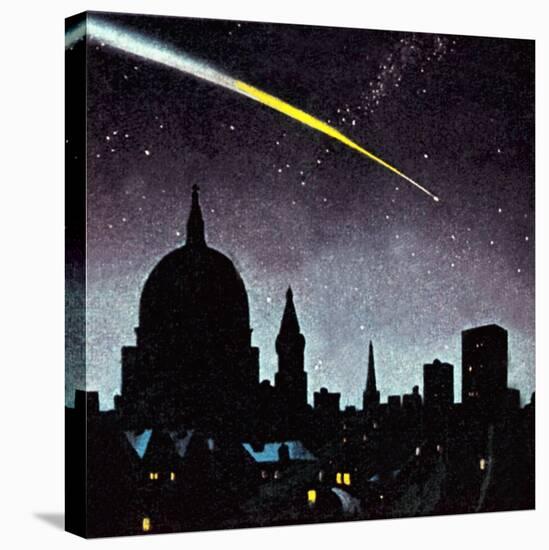Meteorites in the Night Sky-McConnell-Premier Image Canvas
