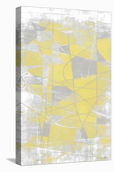 Metric Pantone Yellow-Denise Brown-Stretched Canvas