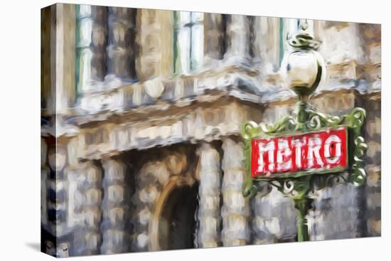 Metro Paris II - In the Style of Oil Painting-Philippe Hugonnard-Premier Image Canvas