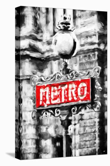Metro Paris - In the Style of Oil Painting-Philippe Hugonnard-Premier Image Canvas
