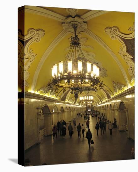 Metro Station Komsomolskaja, Moscow, Russia-null-Stretched Canvas