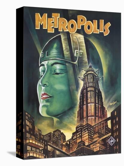 Metropolis, 1926-null-Stretched Canvas