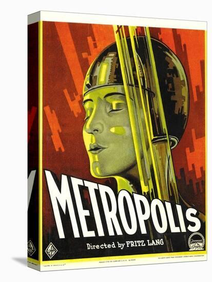 Metropolis, Brigitte Helm, 1927-null-Stretched Canvas