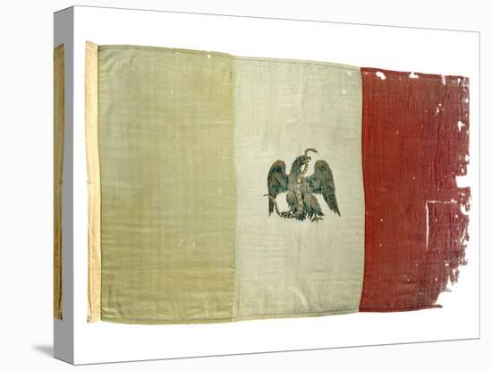 Mexican Flag from Statehouse in Victoria; National Museum of American History: Mexican Revolution-null-Premier Image Canvas