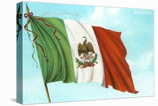 Mexican Flag-null-Stretched Canvas