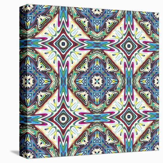Mexican Pattern-Sangoiri-Stretched Canvas