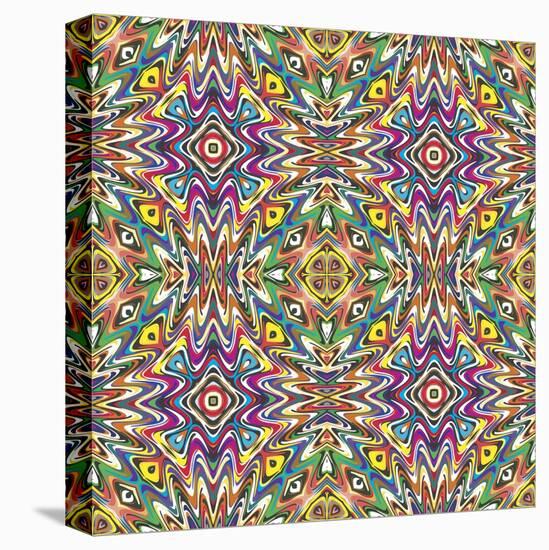 Mexican Pattern-Sangoiri-Stretched Canvas