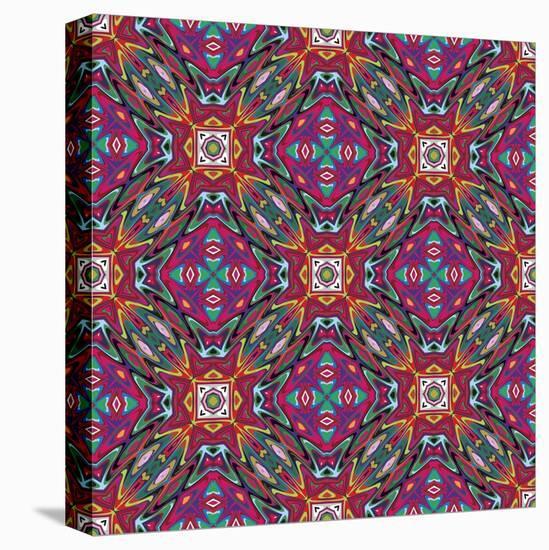 Mexican Pattern-Sangoiri-Stretched Canvas