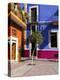 Mexico, Guanajuato, Colorful Back Alley-Terry Eggers-Premier Image Canvas