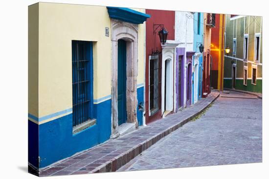 Mexico, Guanajuato, Colorful Back Alley-Terry Eggers-Premier Image Canvas