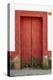 Mexico, Jalisco, San Sebastian del Oeste. Colorful Rustic Door-Steve Ross-Premier Image Canvas