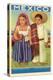 Mexico: Two Peasant Children-null-Stretched Canvas