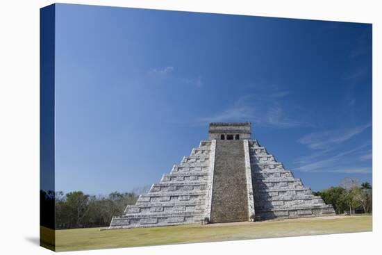 Mexico, Yucatan Peninsula, Yucatan, Chichen Itza, Kukulkan Pyramid-Adam Crowley-Premier Image Canvas