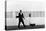 Meyer Lansky Walking Bruzzer on Miami Beach, 1979-null-Premier Image Canvas