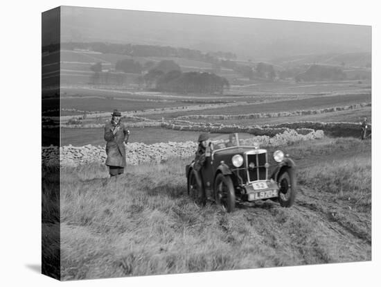 MG M type of J Easonsmith competing in the MCC Sporting Trial, 1930-Bill Brunell-Premier Image Canvas