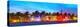 Miami Beach Sunset Ocean Drive-null-Stretched Canvas