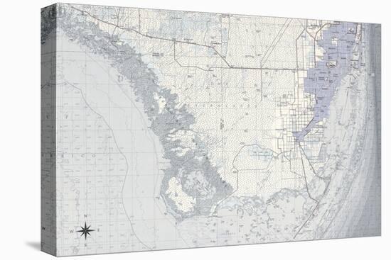 Miami Map B-GI ArtLab-Premier Image Canvas