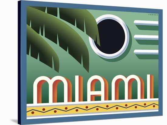 Miami-Steve Forney-Stretched Canvas