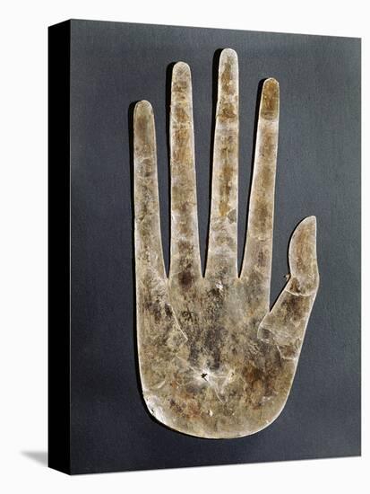 Mica hand, Native American, Hopewell culture, from Ohio, 300 BC - 500-Werner Forman-Premier Image Canvas
