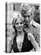 Michael Caine with Britt Ekland-Associated Newspapers-Stretched Canvas
