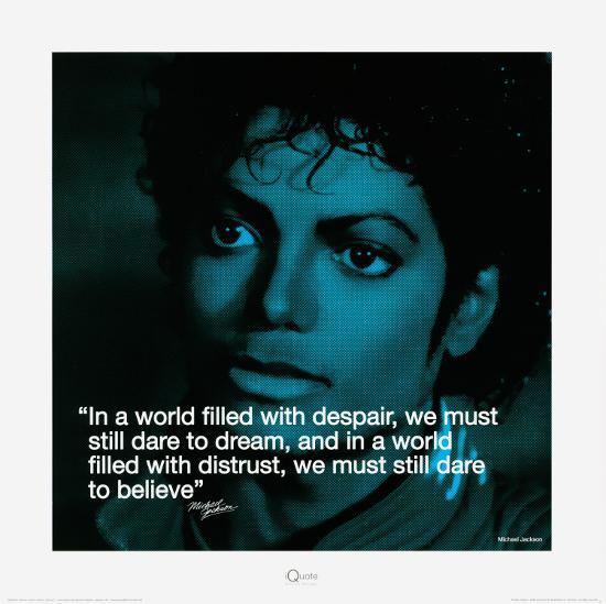 Michael Jackson: Believe-null-Stretched Canvas