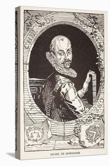 Michel De Montaigne (Litho)-French-Premier Image Canvas