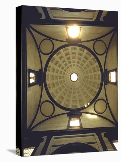 Michelangelo's Dome of the New Sacristy of Church of San Lorenzo-Gjon Mili-Premier Image Canvas