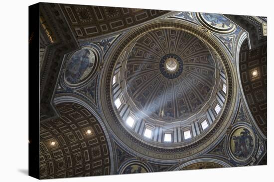 Michelangelo's Dome, St. Peter's Basilica, Vatican City, Rome, Lazio, Italy-Stuart Black-Premier Image Canvas