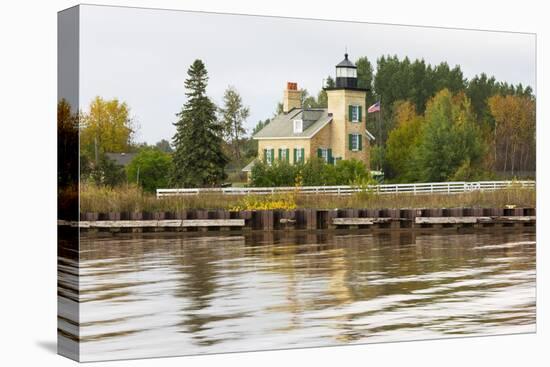 Michigan, Ontonagon, Ontonagon Lighthouse-Jamie & Judy Wild-Premier Image Canvas