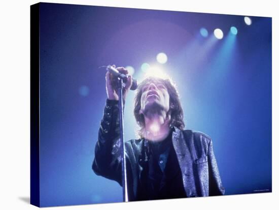 Mick Jagger During a Performance by the Rolling Stones-null-Premier Image Canvas