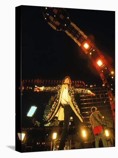 Mick Jagger During a Performance by the Rolling Stones-null-Premier Image Canvas