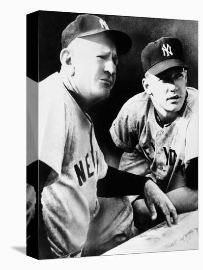 Mickey Mantle (1931-1995)-null-Premier Image Canvas