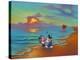 Mickey & Minnie’s Romantic Day-Jim Warren-Stretched Canvas