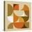 Mid Century Geometric Collage I-Eline Isaksen-Stretched Canvas
