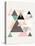 Mid Century Triangles I-Eline Isaksen-Stretched Canvas