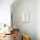 MidCentury Minimalist Boho 3-Urban Epiphany-Stretched Canvas displayed on a wall