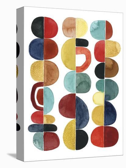 Midcentury Sunrise II-Grace Popp-Stretched Canvas