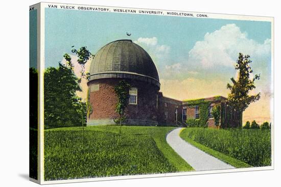 Middletown, Connecticut - Exterior View of Van Vleck Observatory, Wesleyan U-Lantern Press-Stretched Canvas