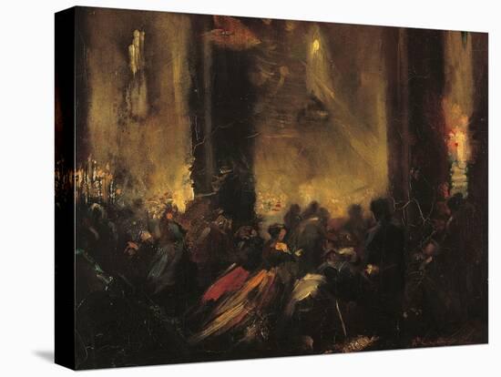 Midnight Mass in Rome-null-Premier Image Canvas