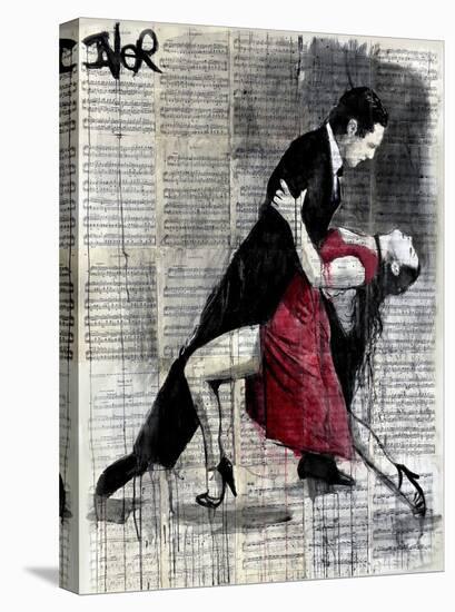 Midnight Tango-Loui Jover-Stretched Canvas