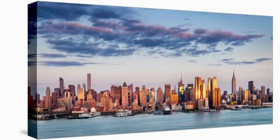 Midtown Manhattan Skyscrapers Reflecting Light at Sunset-Francois Roux-Premier Image Canvas