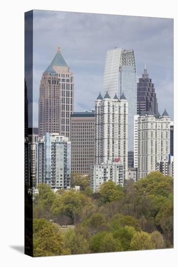 Midtown Skyline from Piedmont Park, Atlanta, Georgia, United States of America, North America-Gavin Hellier-Premier Image Canvas