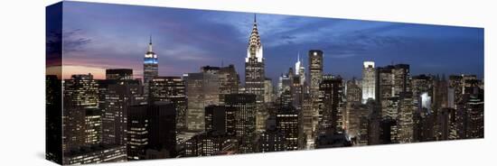 Midtown Skyline with Chrysler Building and Empire State Building, Manhattan, New York City, USA-Jon Arnold-Premier Image Canvas