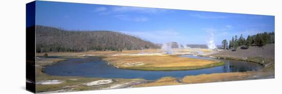 Midway Geyser Basin, Yellowstone National Park, Wyoming, USA-null-Premier Image Canvas