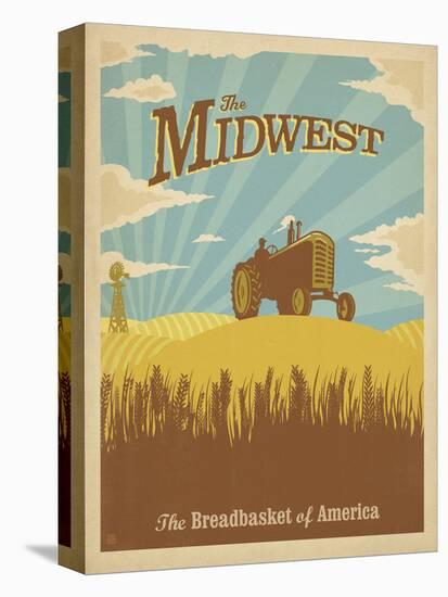 Midwest, The Breadbasket of America-Anderson Design Group-Stretched Canvas