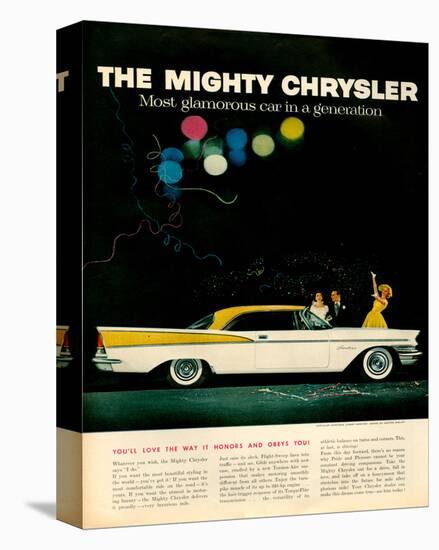 Mighty Chrysler Saratoga-null-Stretched Canvas