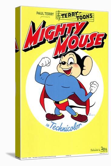 Mighty Mouse, 1943-null-Stretched Canvas