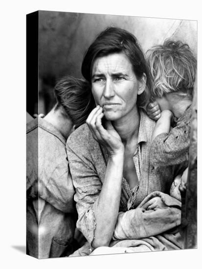 Migrant Mother, 1936.-Dorothea Lange-Premier Image Canvas