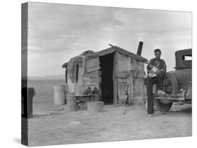 'Migratory Mexican Field Worker's Home, Imperial Valley, California, c ...