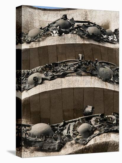 Mila House (La Pedrera) by Antoni Gaudi, UNESCO World Heritage Site, Barcelona, Spain-Nico Tondini-Premier Image Canvas